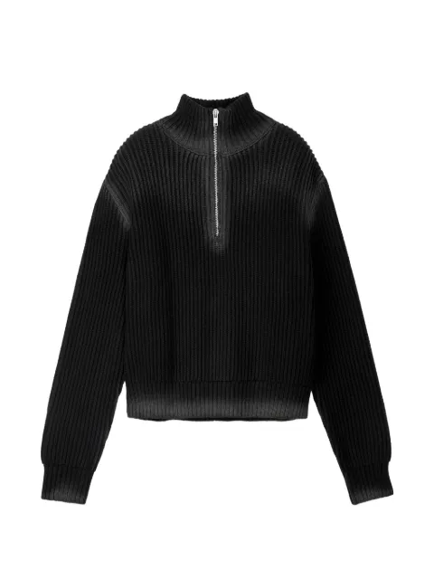 CamperLab ribbed-knit quarter-zip sweater