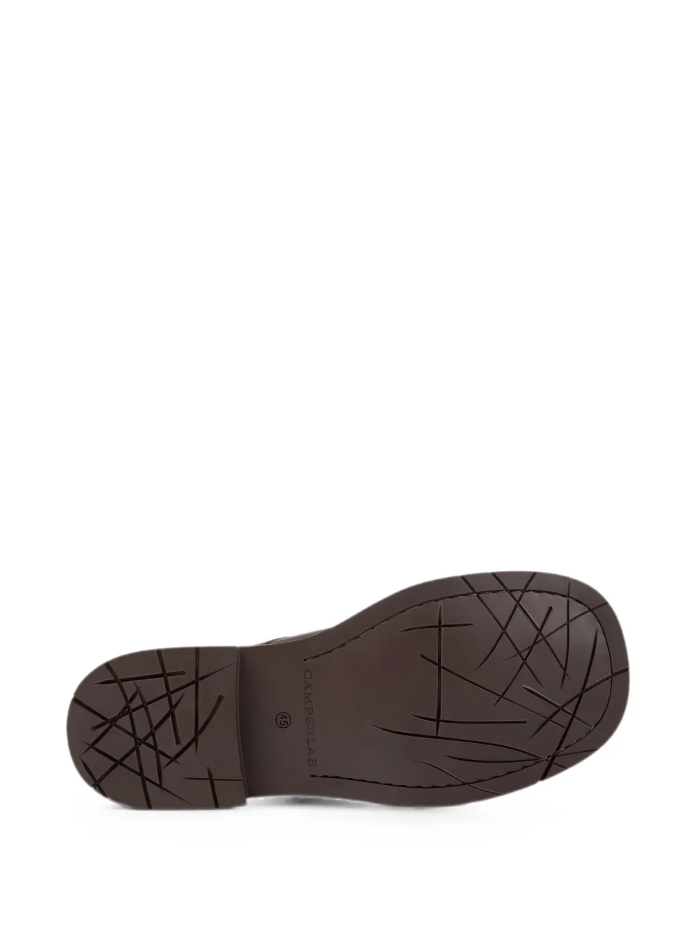 CamperLab MIL 1978 leren Oxford schoenen Bruin