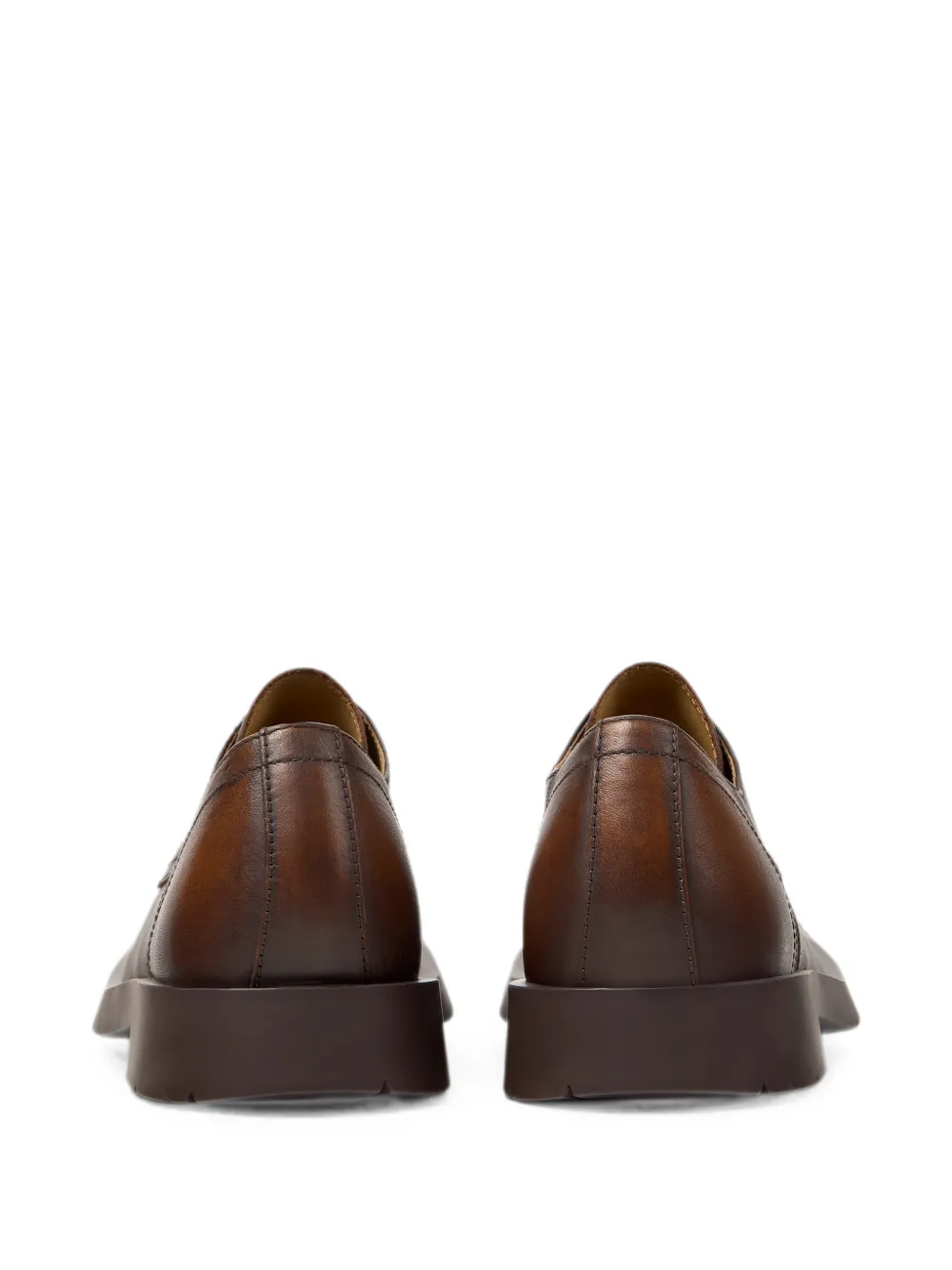 CamperLab MIL 1978 leren Oxford schoenen Bruin