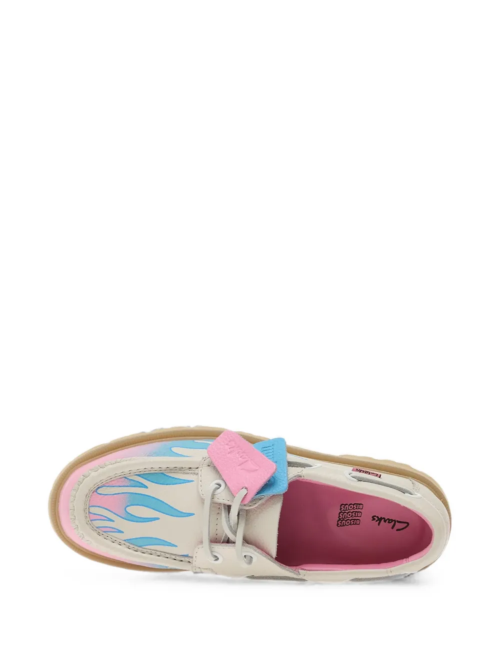 Clarks Originals Cleyhill Fire boat shoes Beige