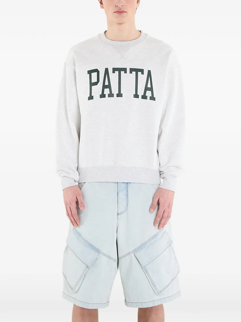 PATTA Arc Logo sweater - Grigio