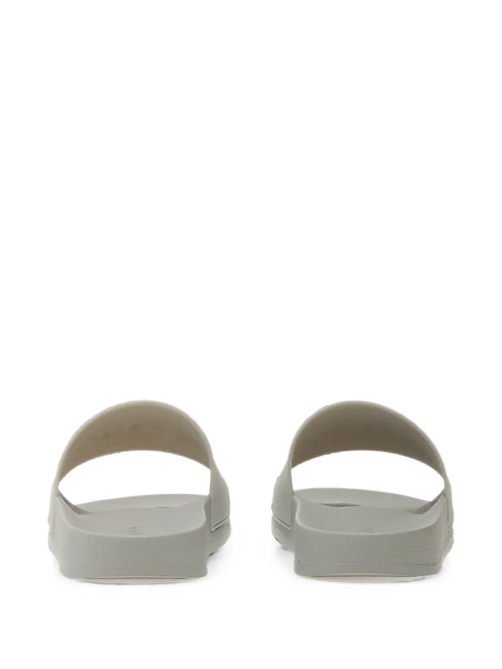 Palm Angels logo-print slides Grijs