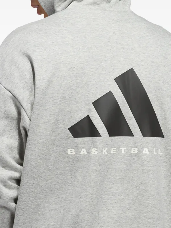 Adidas フリース パーカー | グレー | FARFETCH JP