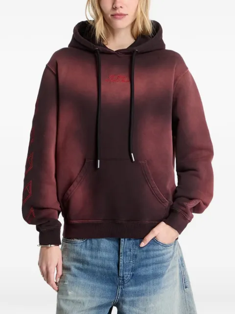 Off-White x AC Milan gradient-effect hoodie