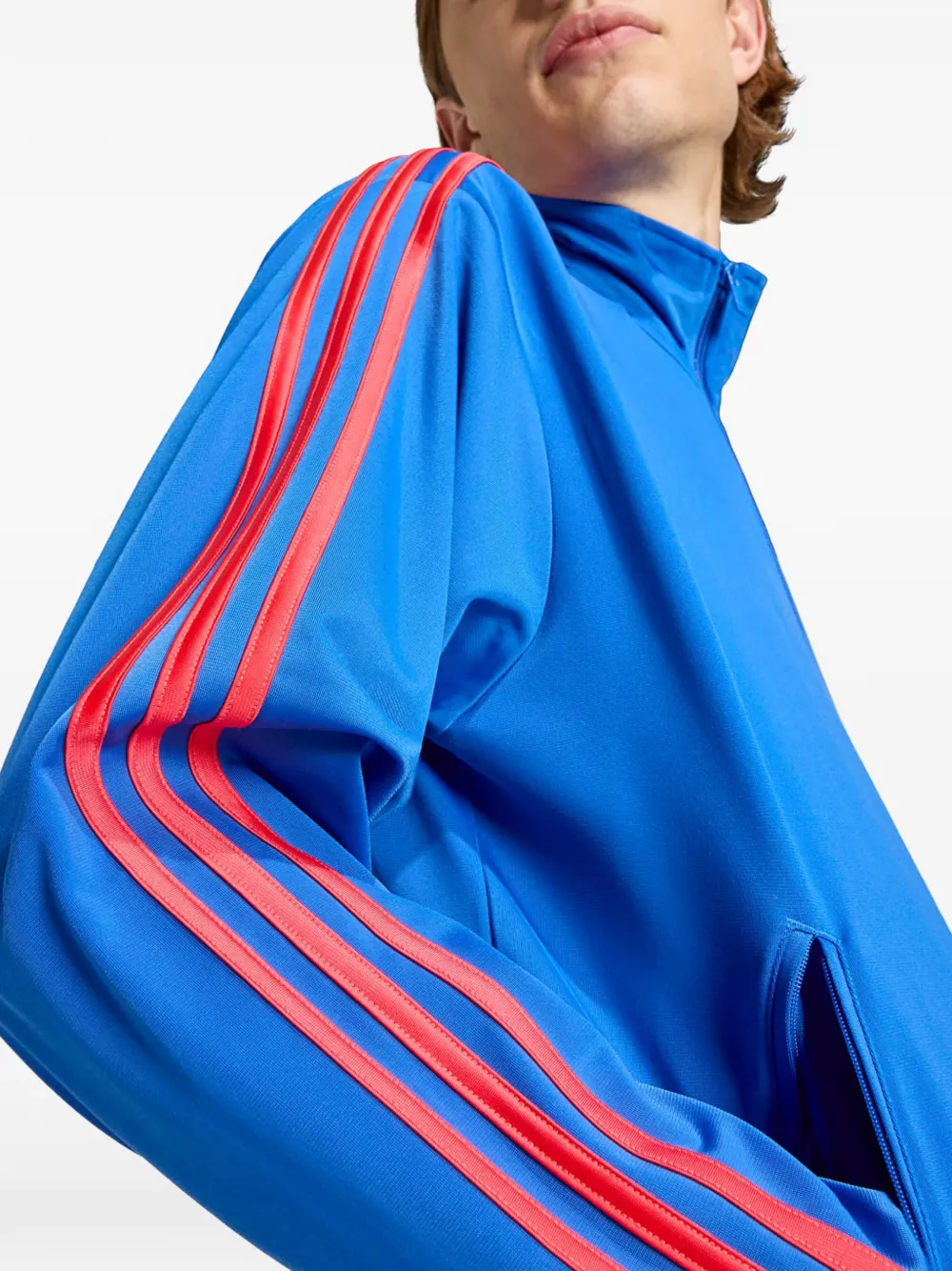 adidas Firebird trainingsjack Blauw