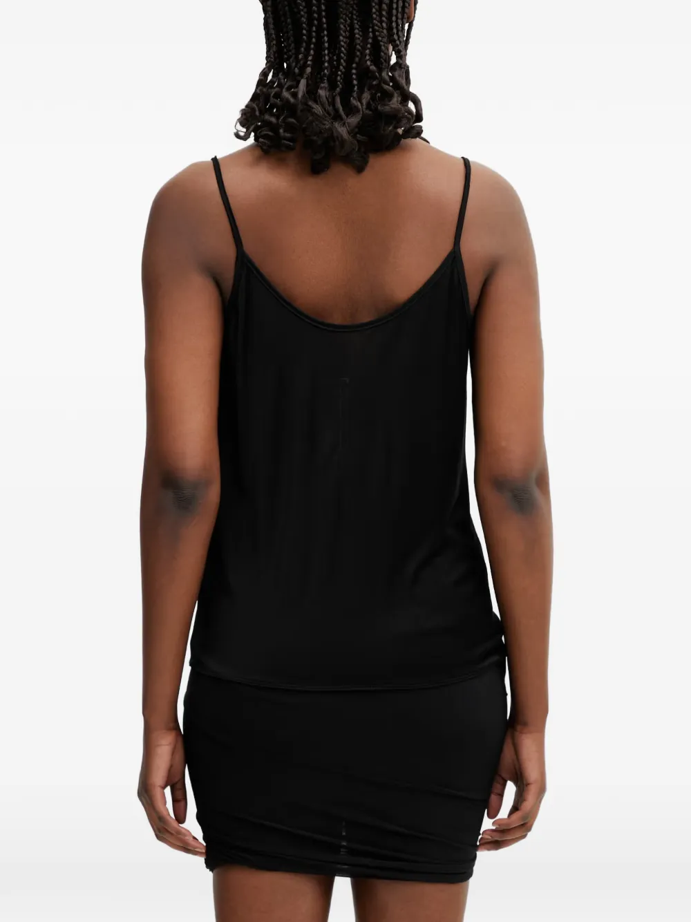 Rick Owens Lilies Top met spaghettibandjes Zwart