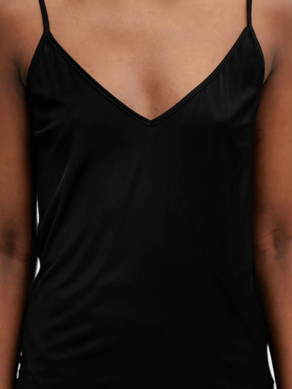Rick Owens Lilies Top met spaghettibandjes Zwart