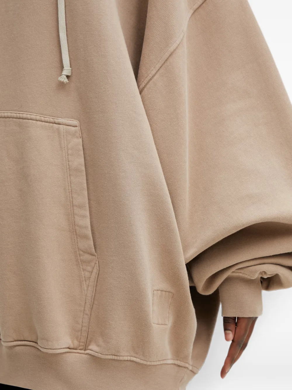 Rick Owens DRKSHDW Oversized hoodie Beige
