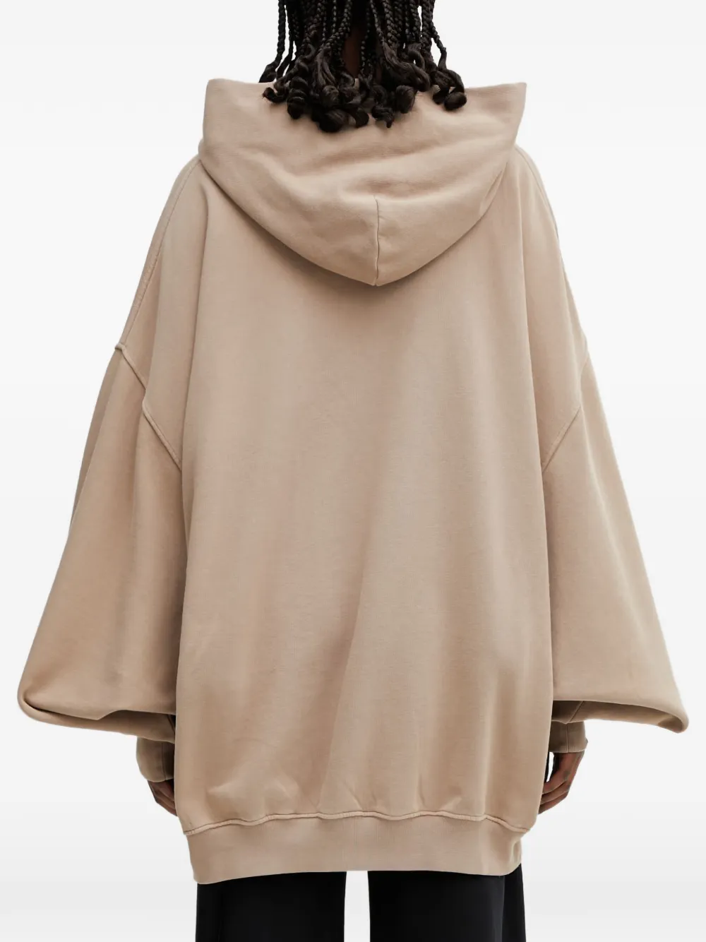 Rick Owens DRKSHDW Oversized hoodie Beige