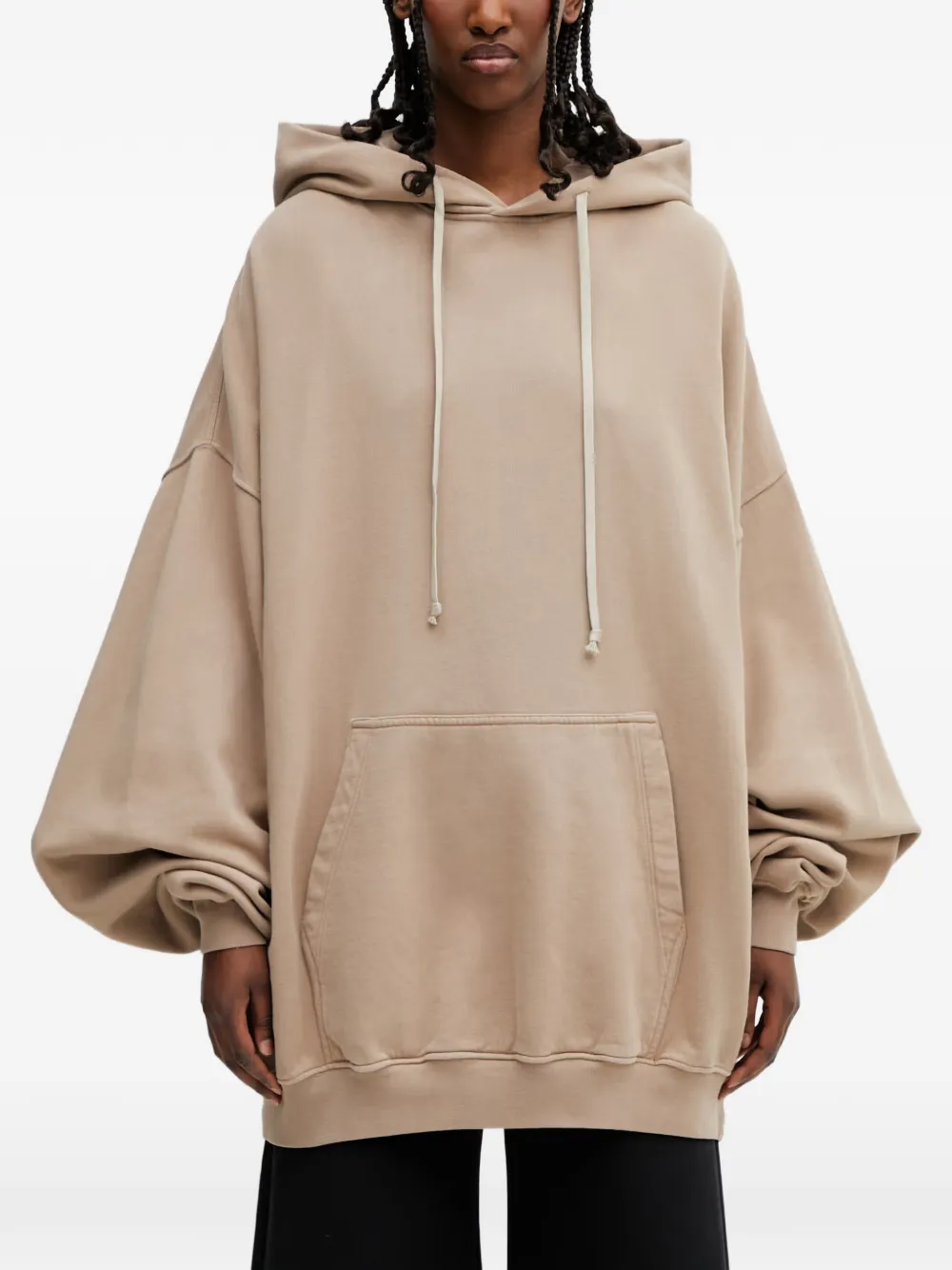 Rick Owens DRKSHDW Oversized hoodie Beige