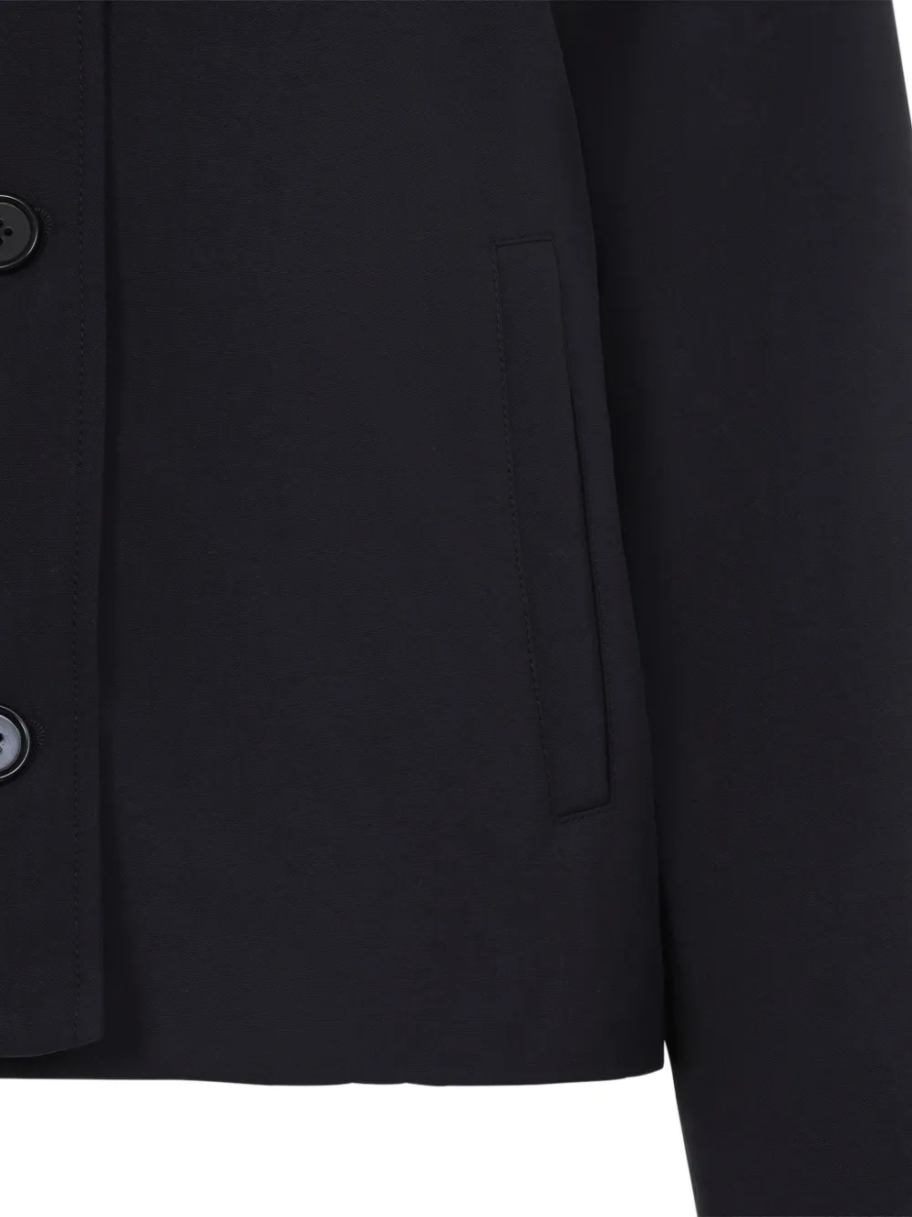 Jil Sander Button-up jack met kraag Blauw
