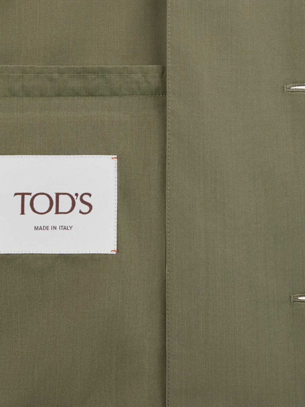 Tod's Shirtjack van zijde Groen