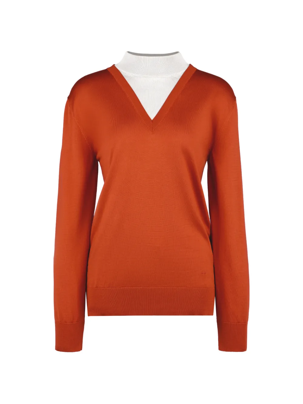 Tod's Rollkragenpullover aus Seide - Orange