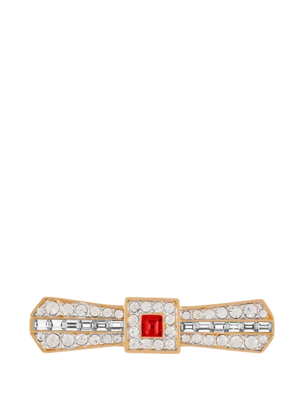 ATTWOOD & SAWYER 1970s crystal-embellishment booch - Oro