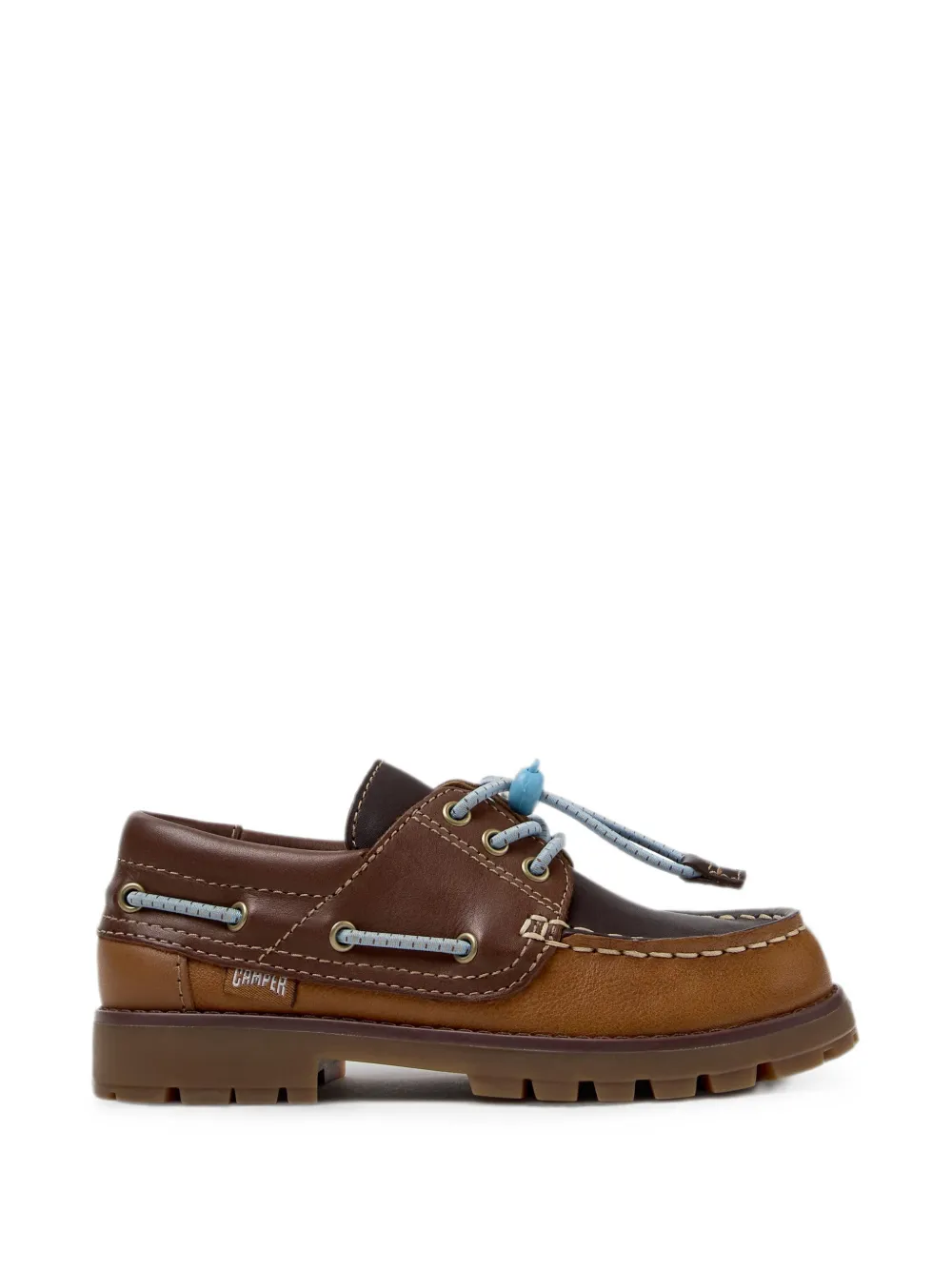 Camper Kids Twins deck shoes Bruin