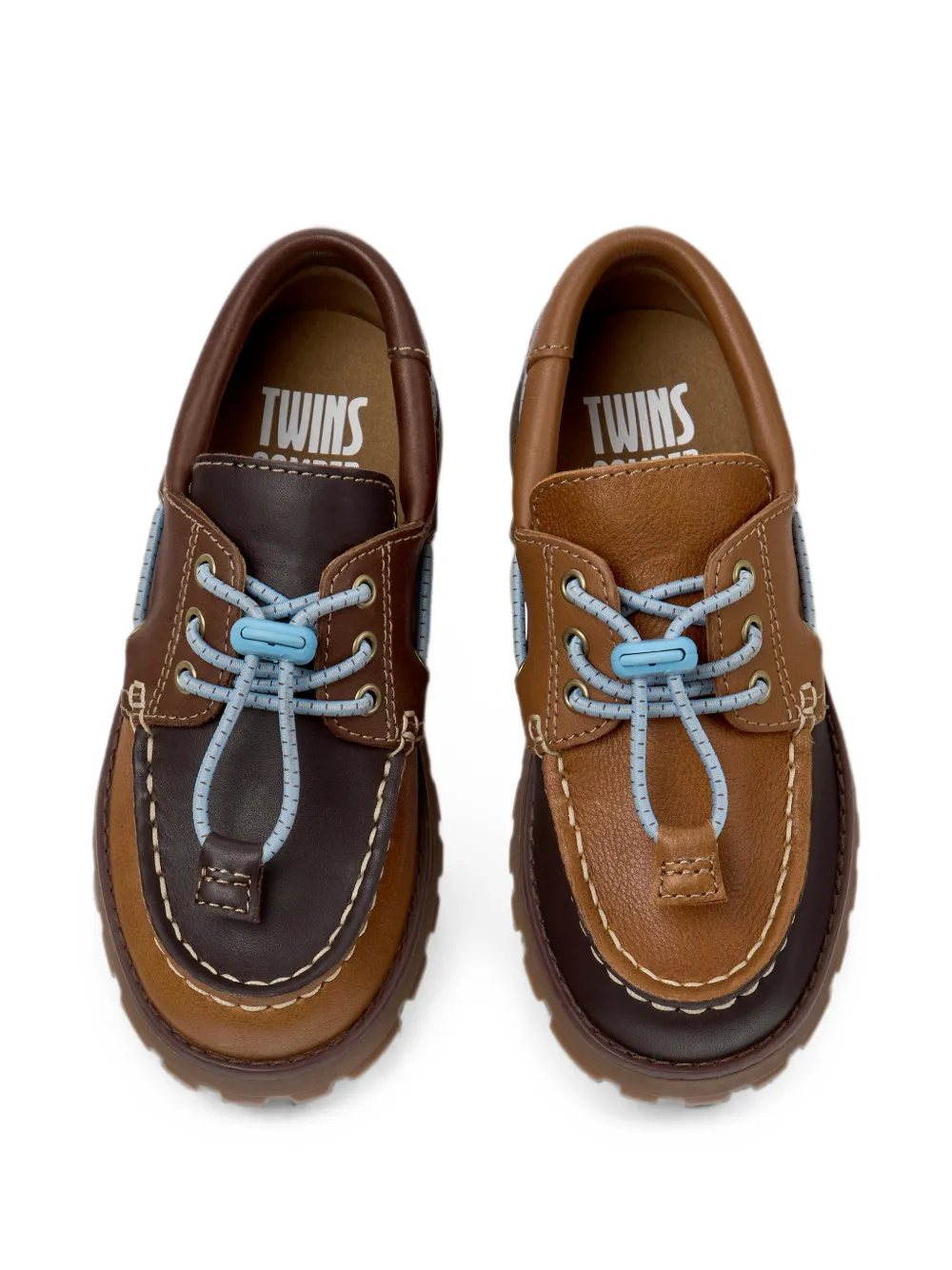 Camper Kids Twins deck shoes Bruin