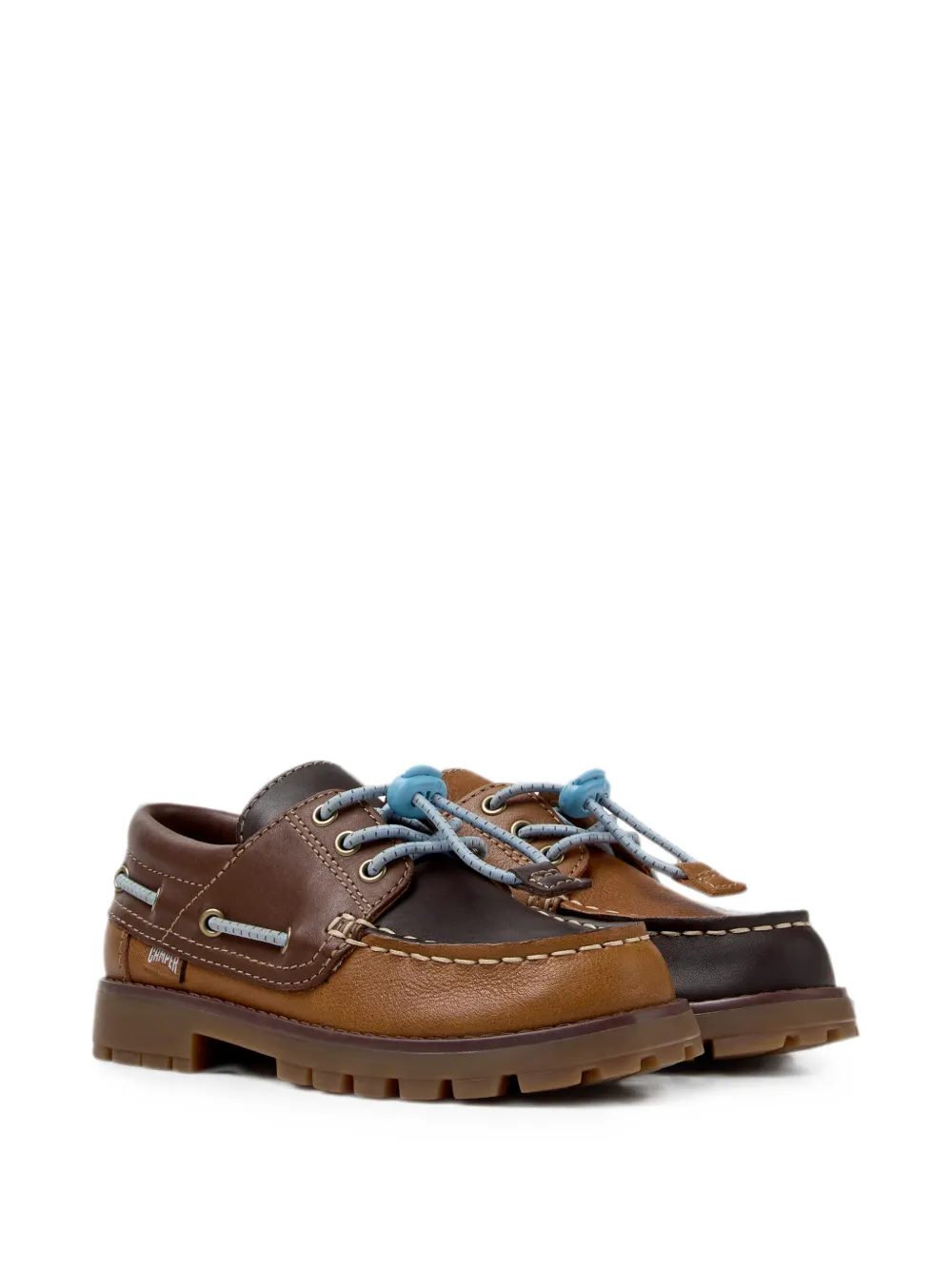 Camper Kids Twins deck shoes Bruin