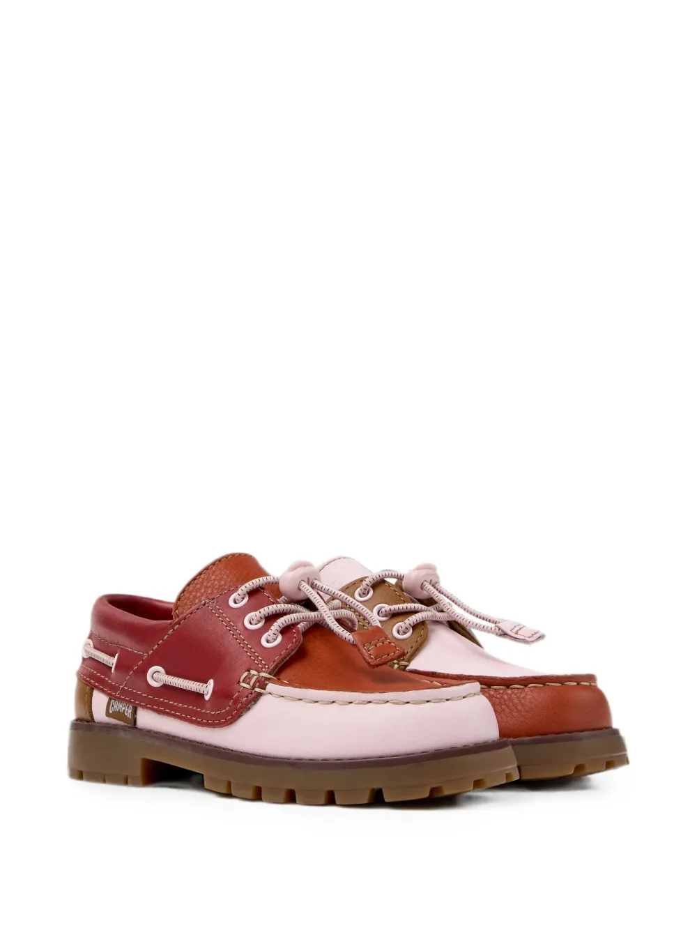 Camper Kids Twins leren schoenen Rood