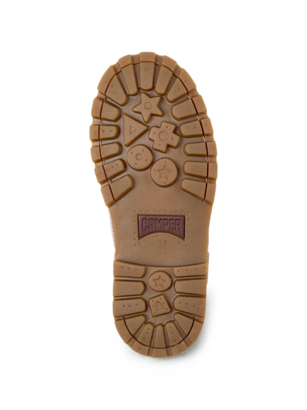 Camper Kids Twins leren schoenen Rood