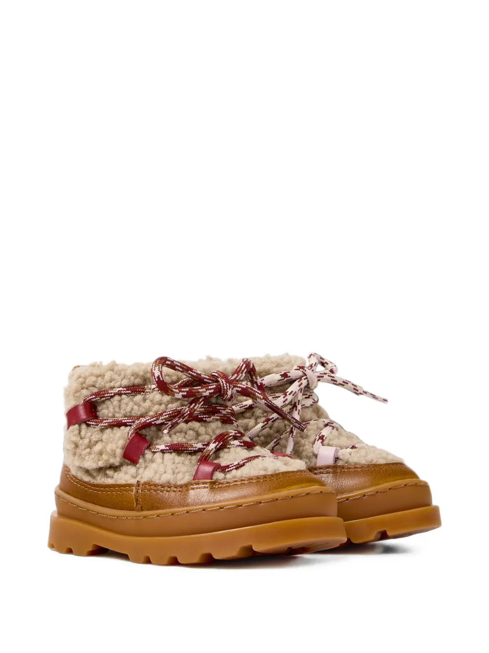 Camper Kids Stivaletti Brutus in shearling - Marrone