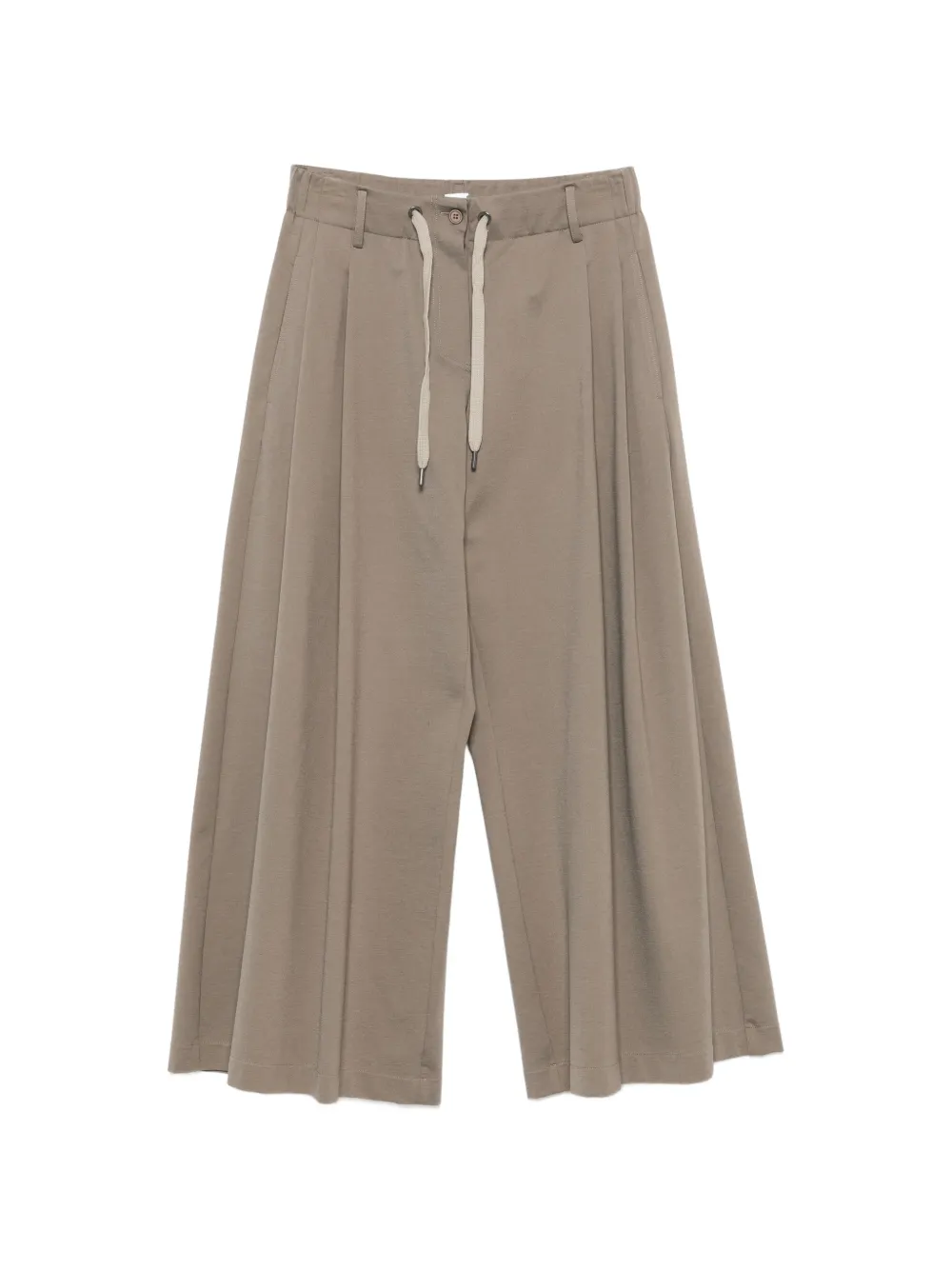 Brunello Cucinelli drawstring pleated trousers - Neutrals