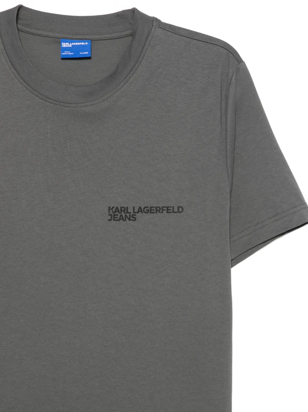 Karl Lagerfeld Jeans T-shirt met logoprint Grijs