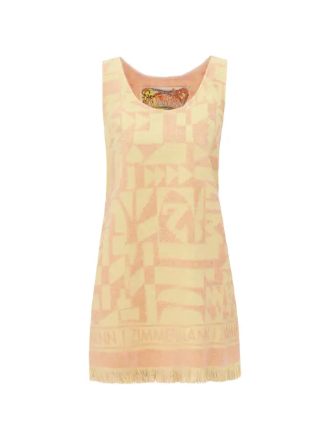 ZIMMERMANN Solstice towelling mini dress