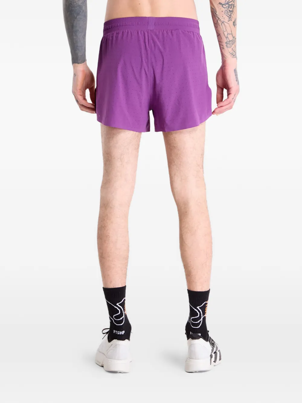 adidas Adizero Road To Records gespleten shorts Paars