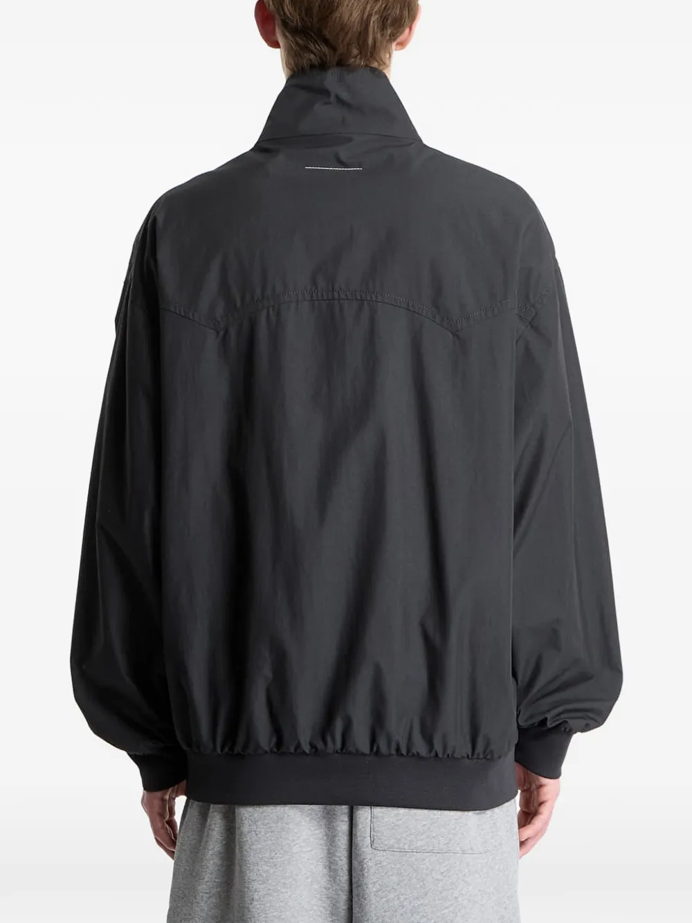 MM6 Maison Margiela Jack met hoge hals Zwart
