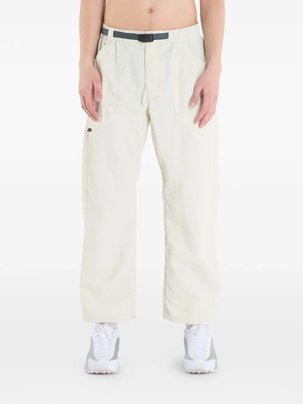 Nike Chill Popeline blouse met strepen Wit