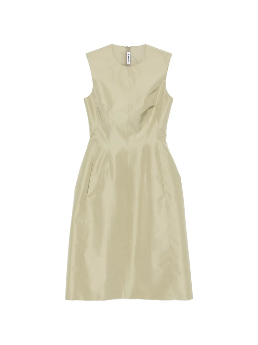 Jil Sander sleeveless panelled midi dress - Grün
