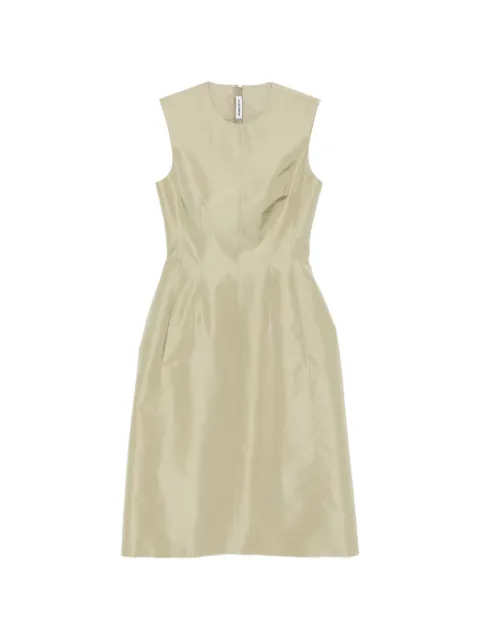 Jil Sander sleeveless panelled midi dress