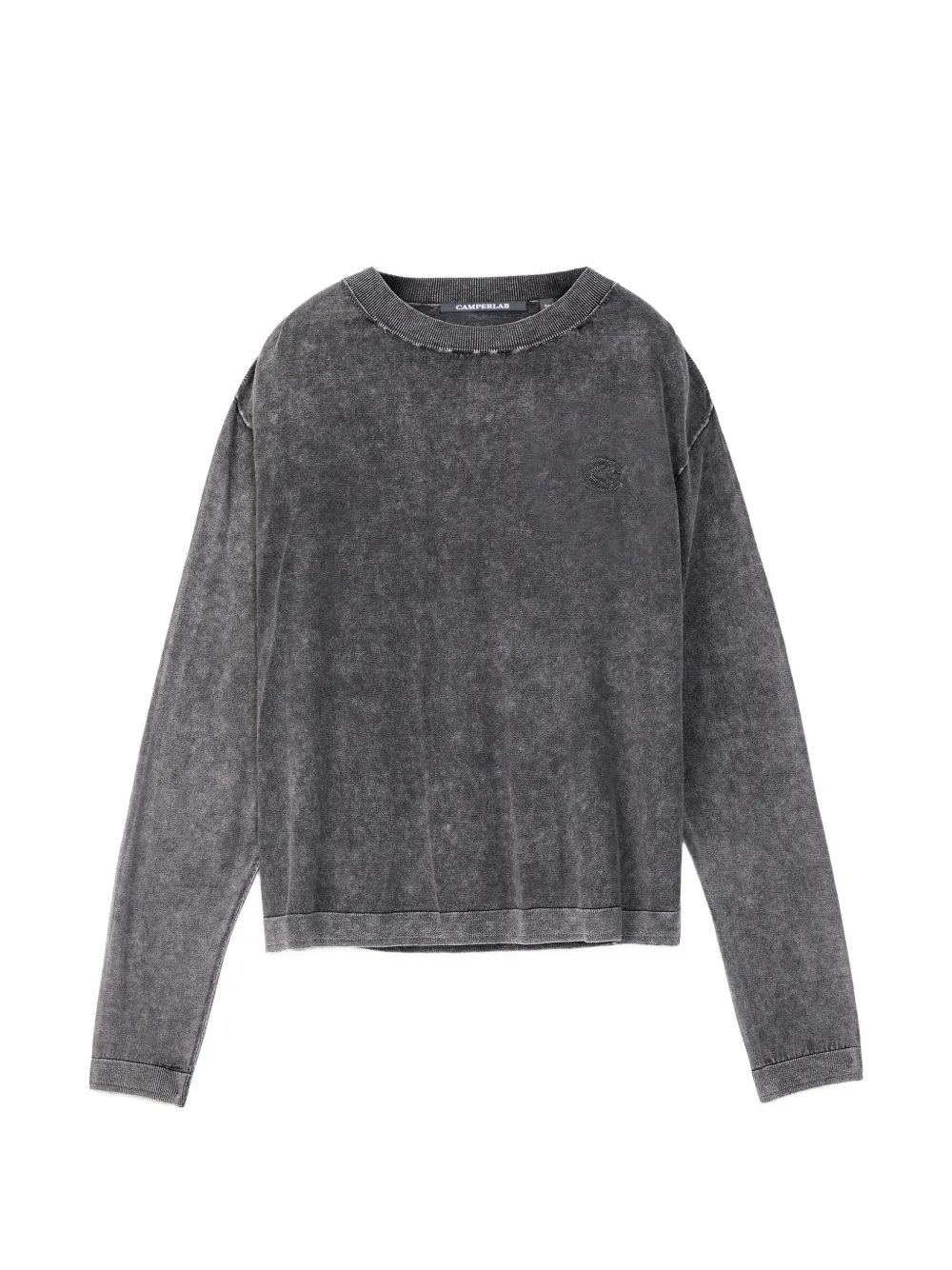 CamperLab pull en coton délavé à l’acide - Gris CamperLab pull en coton délavé à l’acide - Gris