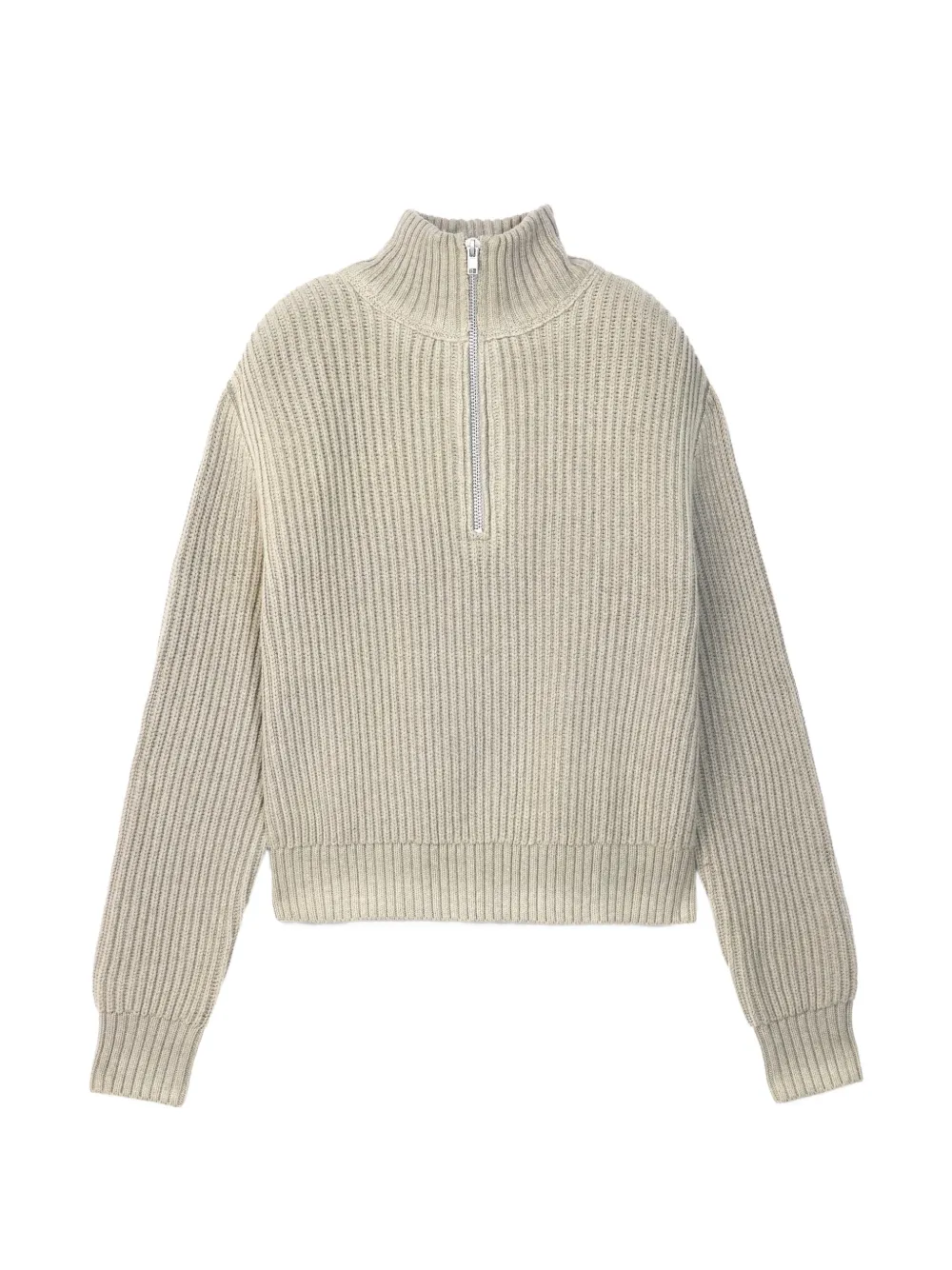 CamperLab pull côtelé à col zippé - Gris CamperLab pull côtelé à col zippé - Gris