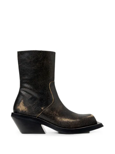 CamperLab bottines Quetal à effet craquelé