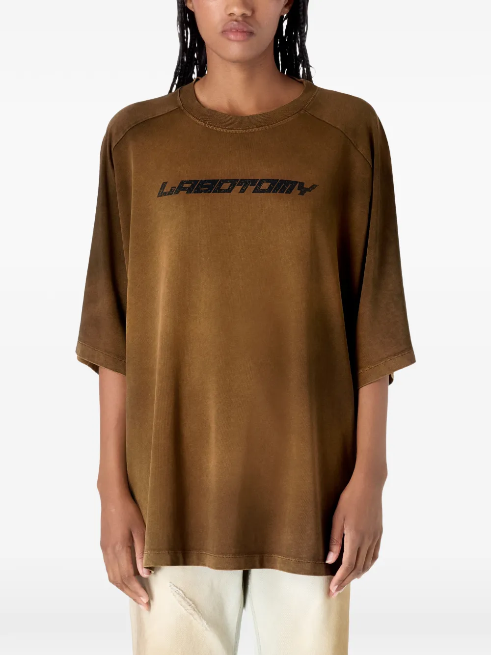 CamperLab logo-print T-shirt Bruin