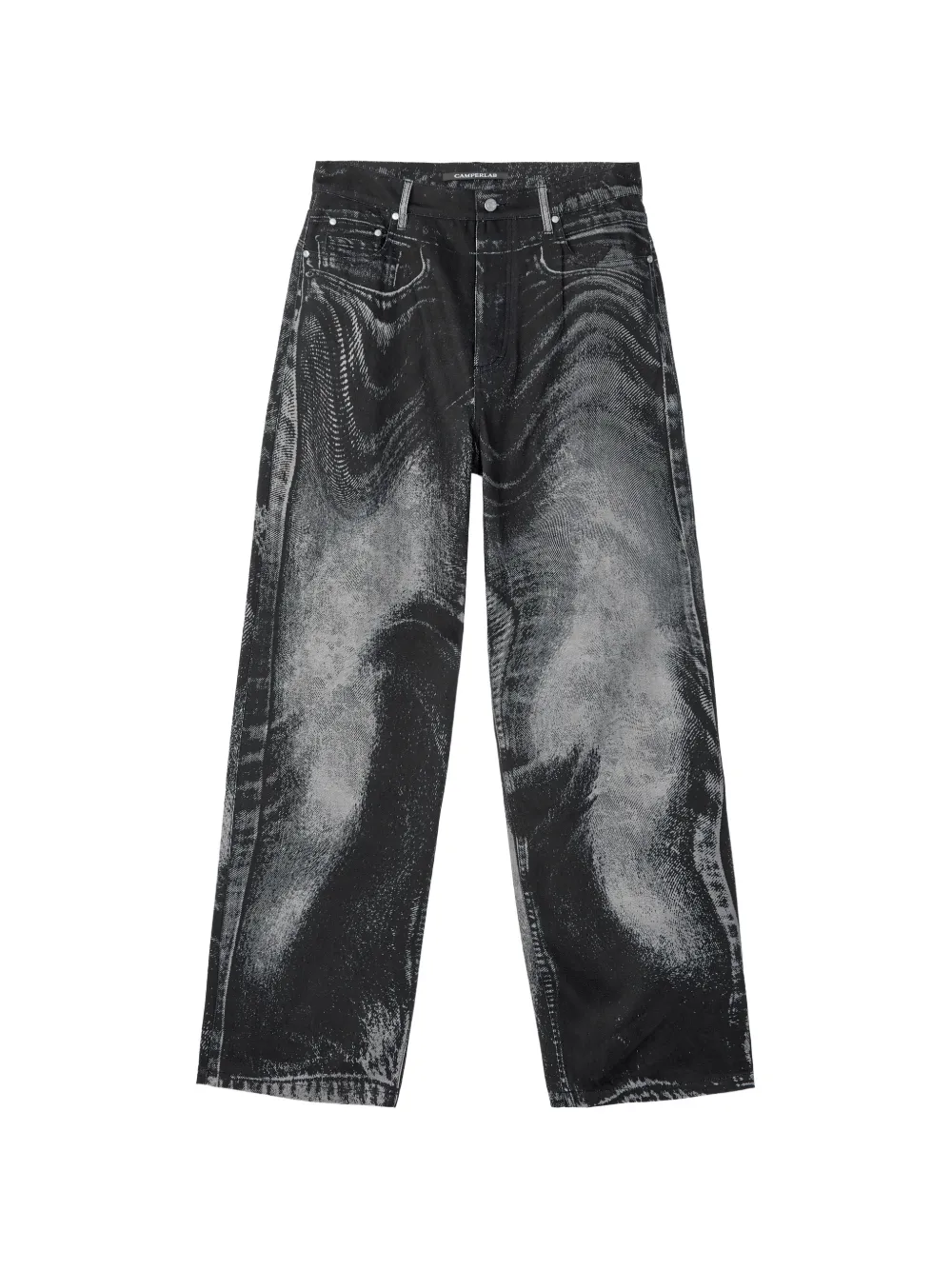 CamperLab jean à imprimé denim - Noir CamperLab jean à imprimé denim - Noir