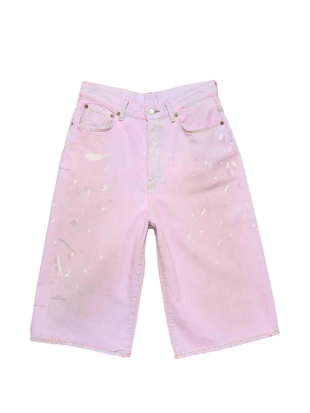 Acne Studios pink denim shorts - Rosa