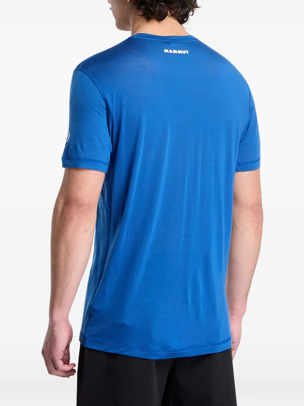 Mammut T-shirt met logoprint Blauw