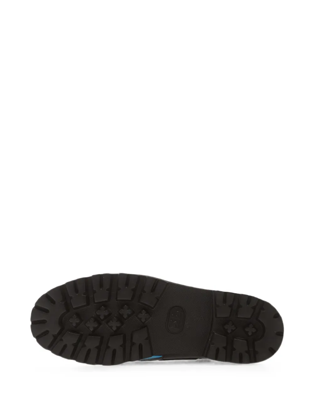 Clarks Originals x Cleyhill Fire flame-print boat shoes Zwart