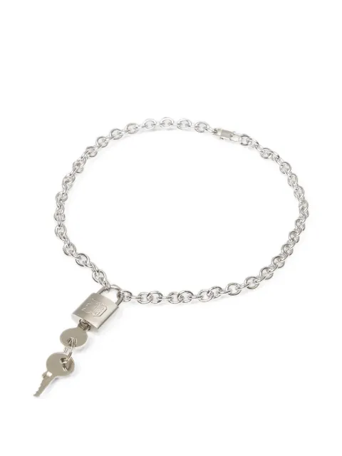 WASTED Nevermind padlock necklace