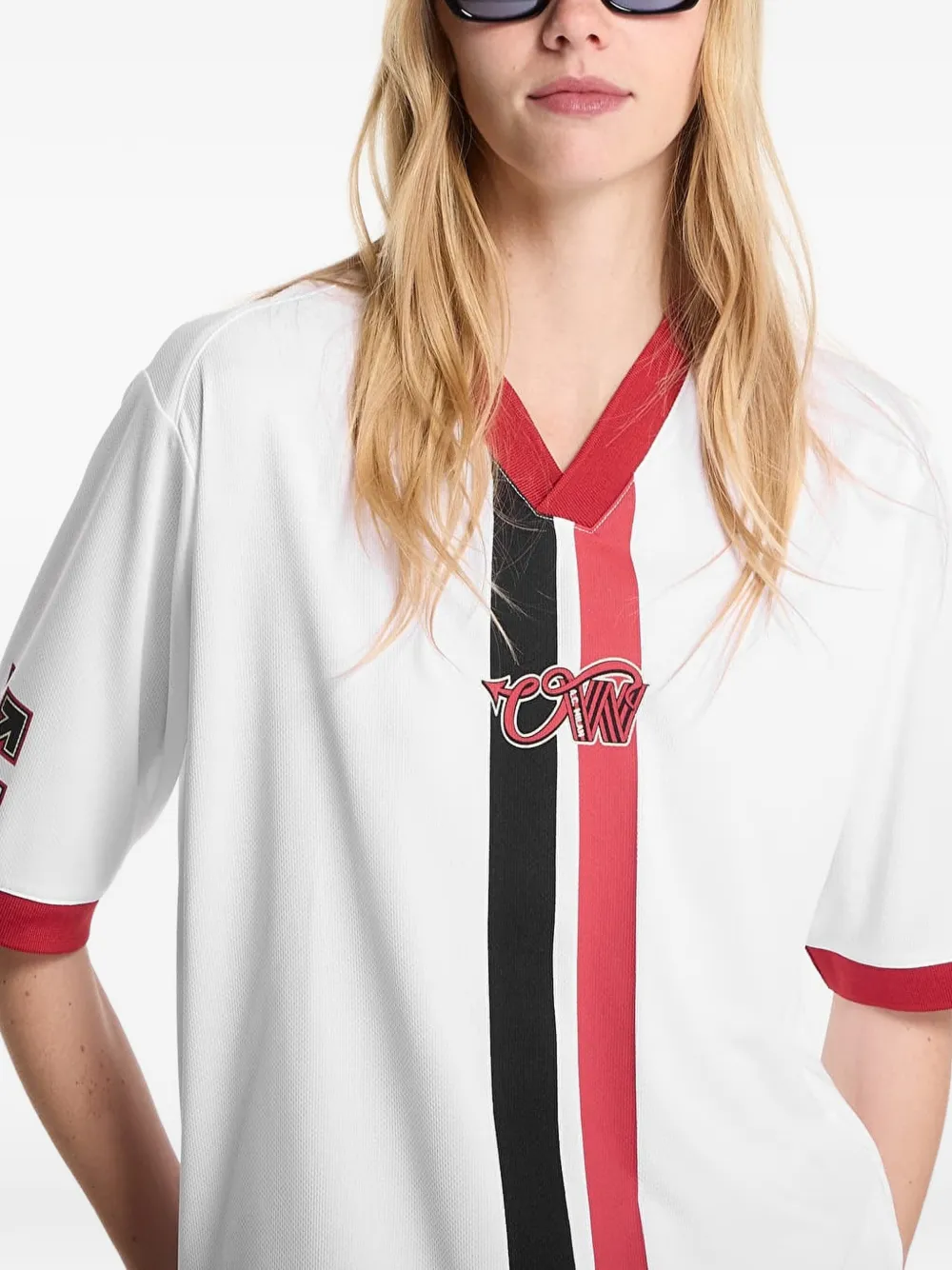 Off-White x AC Milan T-shirt Wit