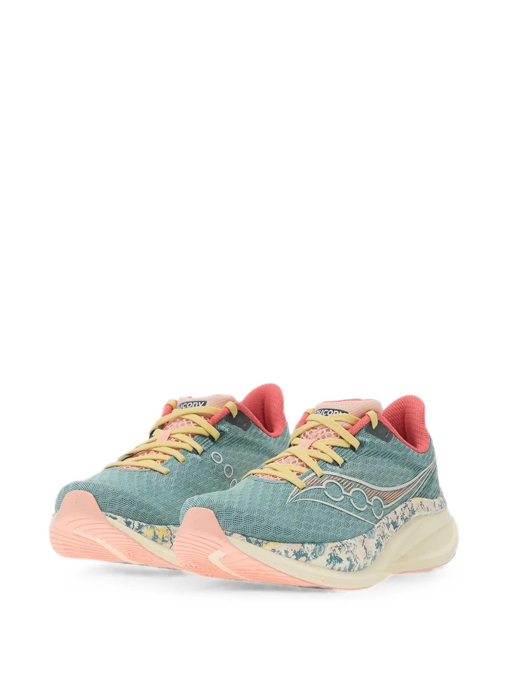 Saucony Endorphin Speed 5 floral-print sneakers Groen