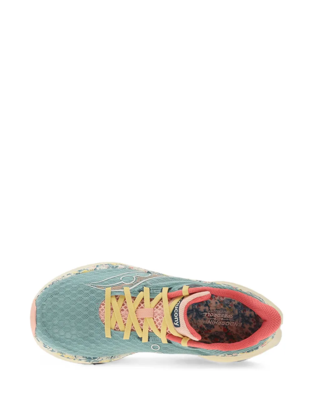 Saucony Endorphin Speed 5 floral-print sneakers Groen