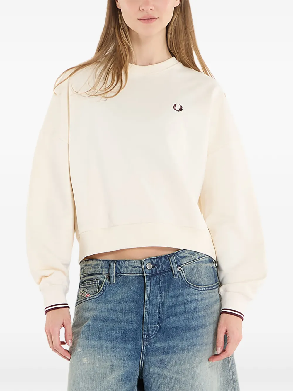  Fred Perry Sudadera Con Logo Bordado - Neutro 