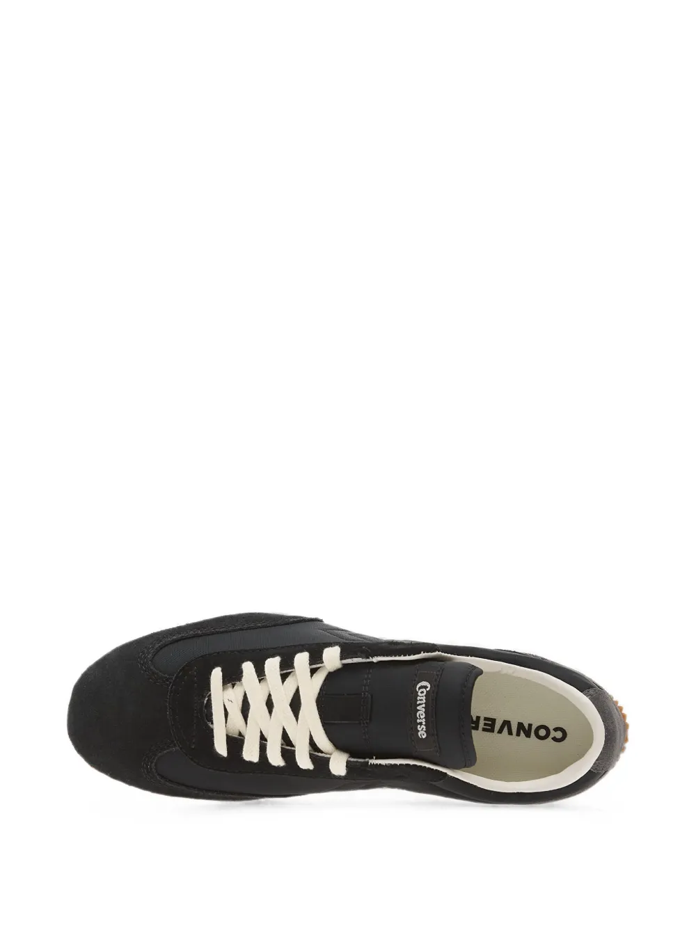 Converse suede-panelled Jogger sneakers Zwart