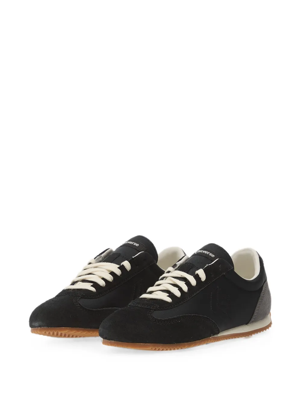 Converse suede-panelled Jogger sneakers Zwart