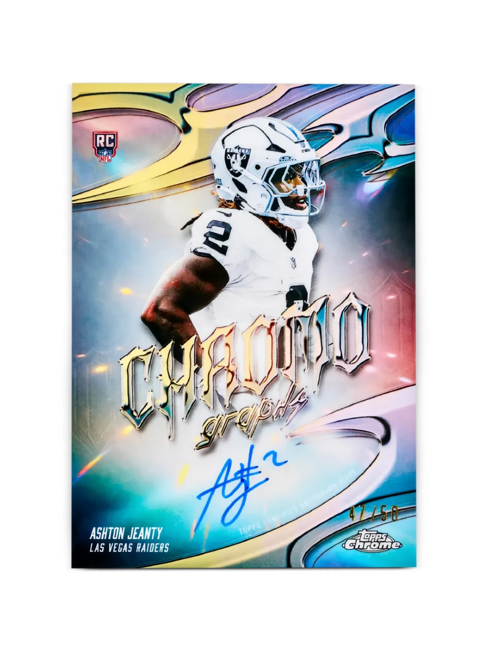 Topps Coleccionables Chrome Football 2025 Mega Box - Verde 