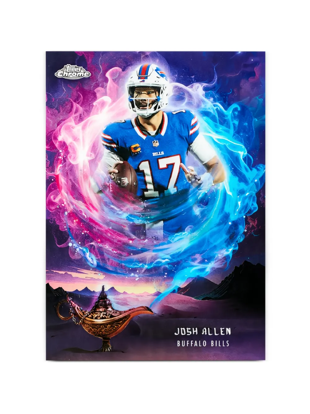  Topps Coleccionables Chrome Football 2025 Mega Box - Verde 