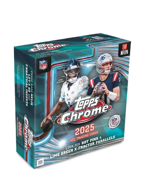 Topps Chrome Football 2025 Mega Box collectibles